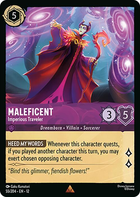 0055 Maleficent - Imperious Traveler Rare Wilds Unknown