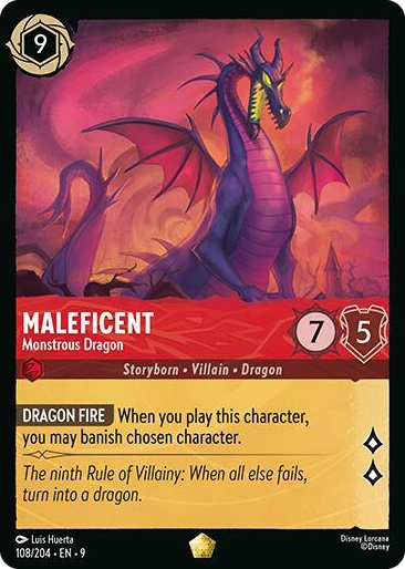 0108 Maleficent - Monstrous Dragon Legendary Fabled
