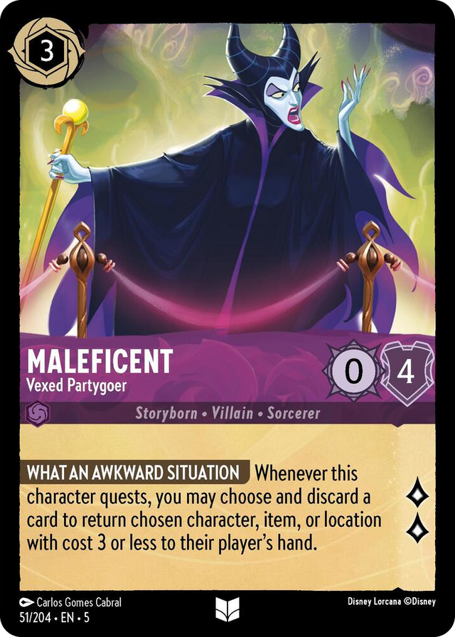 0051 Maleficent - Vexed Partygoer Uncommon Shimmering Skies