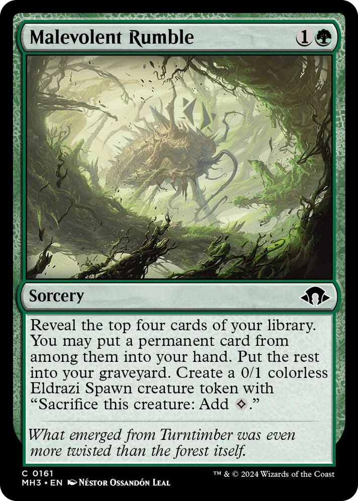 0161 Malevolent Rumble C Modern Horizons 3