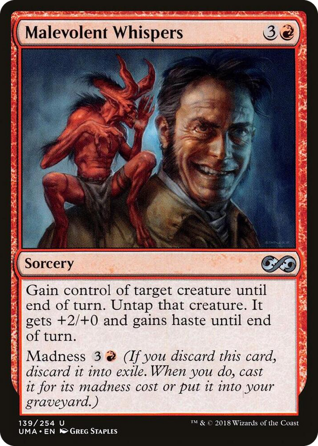 0139 Malevolent Whispers U Ultimate Masters
