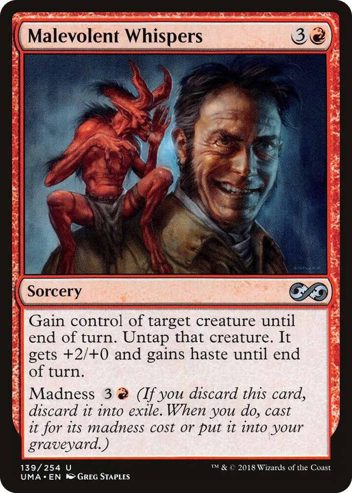 0139 Malevolent Whispers U Ultimate Masters