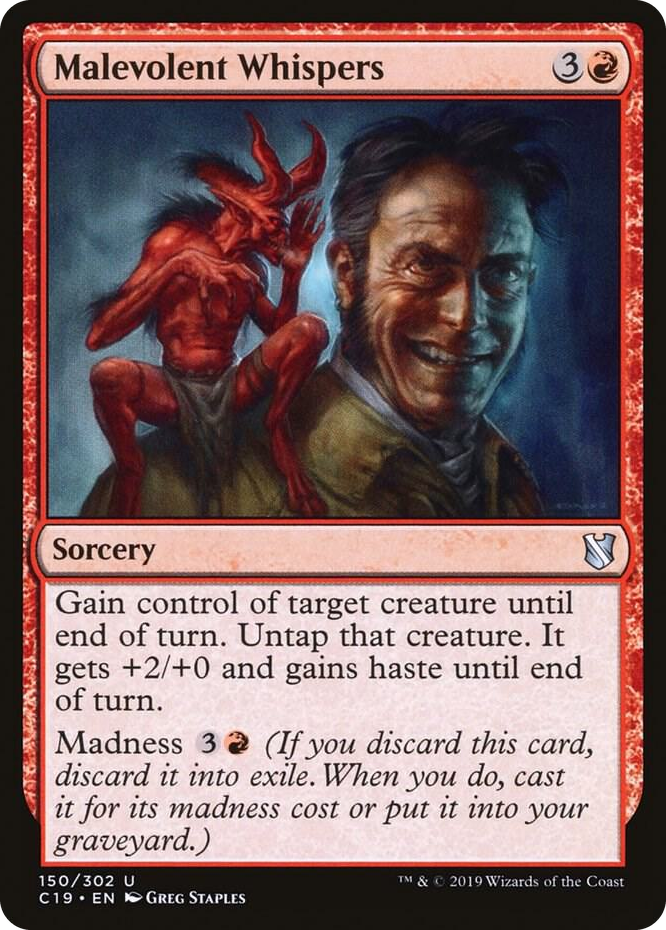 0150 Malevolent Whispers U Commander 2019