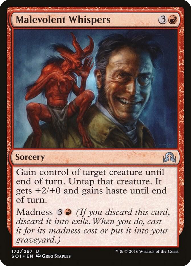 0173 Malevolent Whispers U Shadows over Innistrad