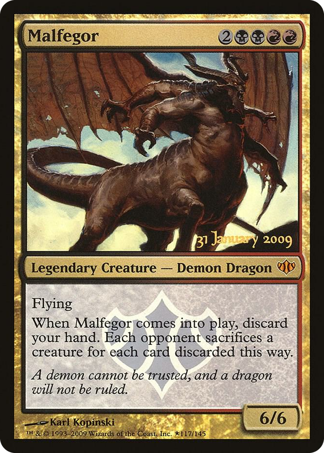 Malfegor #117 P - Prerelease Cards Pokemon card