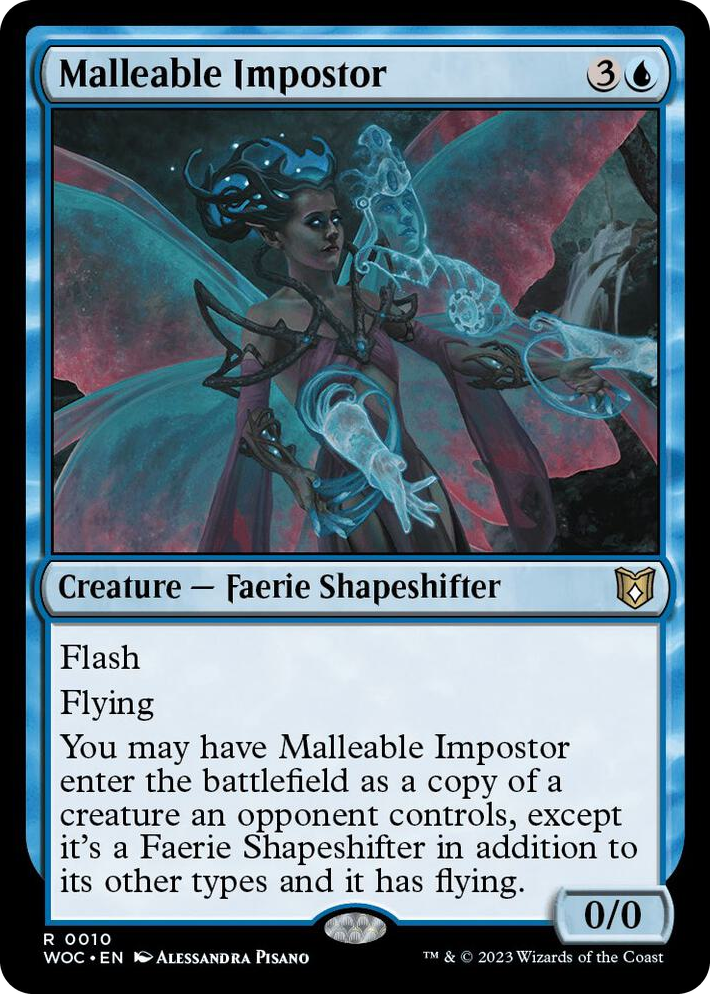 0010 Malleable Impostor R Commander: Wilds of Eldraine
