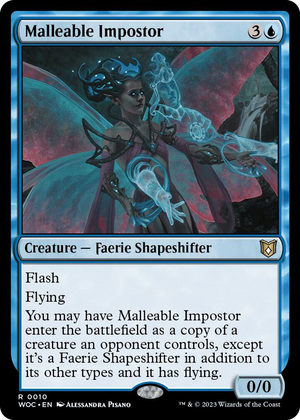0010 Malleable Impostor R Commander: Wilds of Eldraine