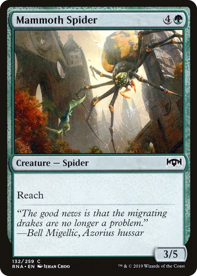 0132 Mammoth Spider C Ravnica Allegiance