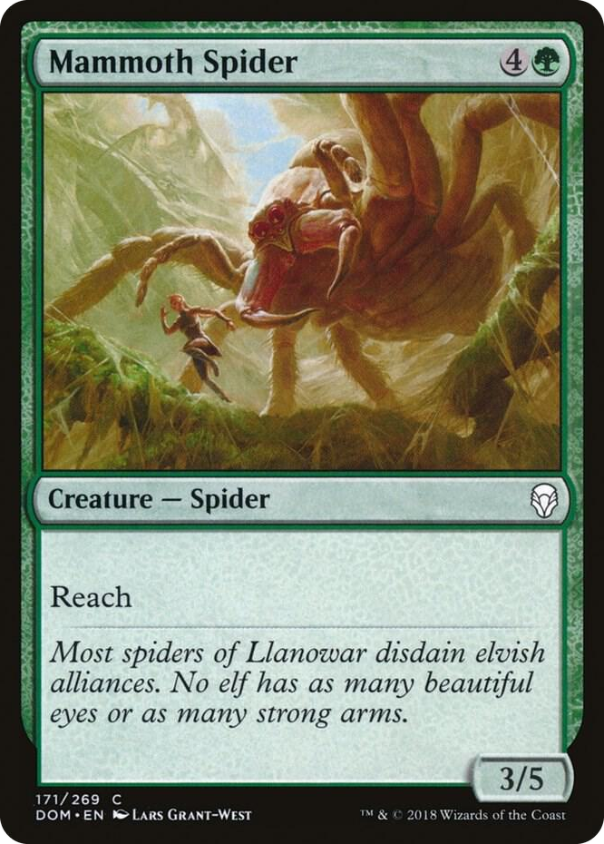 0171 Mammoth Spider C Dominaria