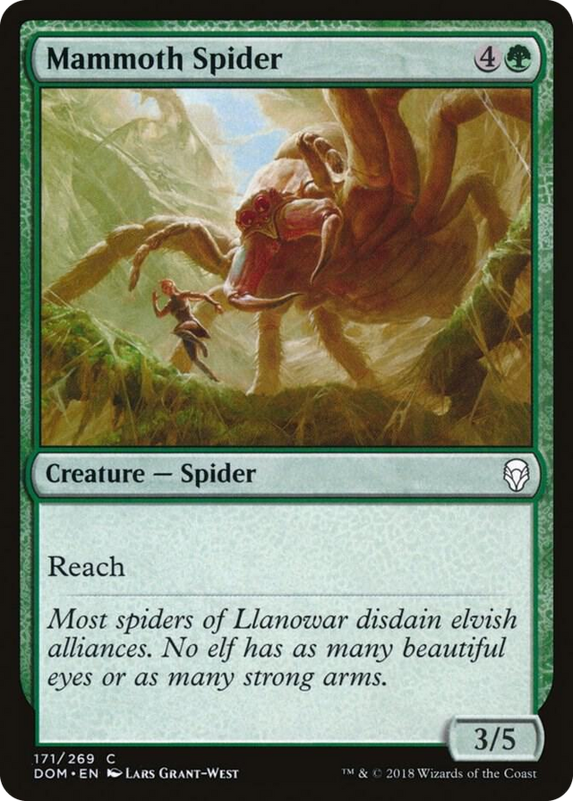 0171 Mammoth Spider C Dominaria