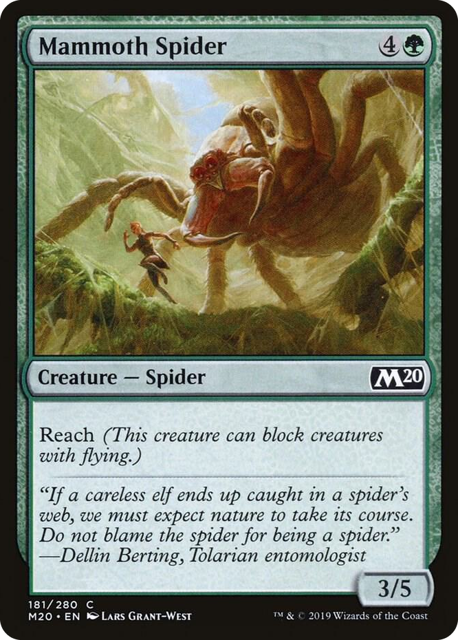 0181 Mammoth Spider C Core Set 2020