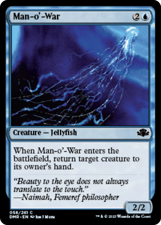 0058 Man-o'-War C Dominaria Remastered
