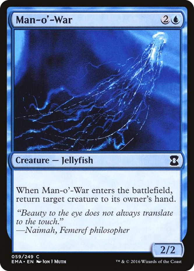 Man-o'-War #59 C - Eternal Masters Pokemon card
