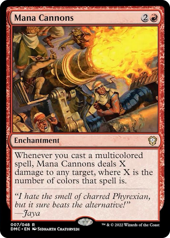 0007 Mana Cannons R Commander: Dominaria United