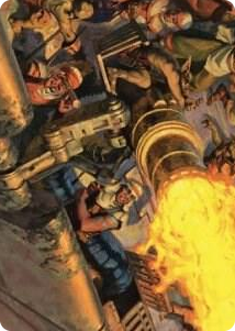 0036 Mana Cannons Art Card S Art Series: Dominaria United