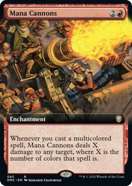 0083 Mana Cannons (Extended Art) R Commander: Dominaria United
