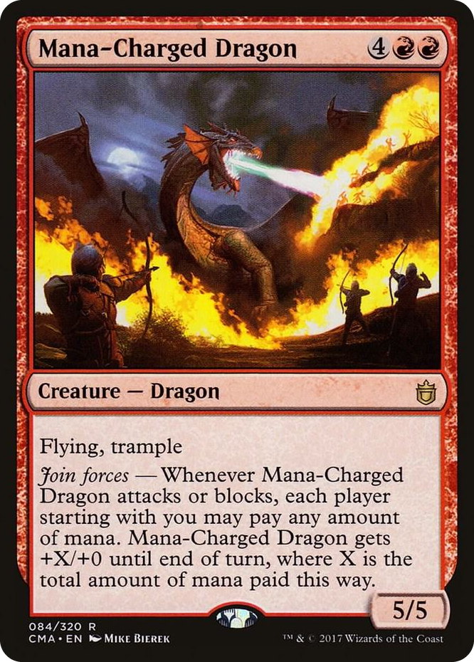 Mana-Charged Dragon #84 R - Commander Anthology Pokemon card
