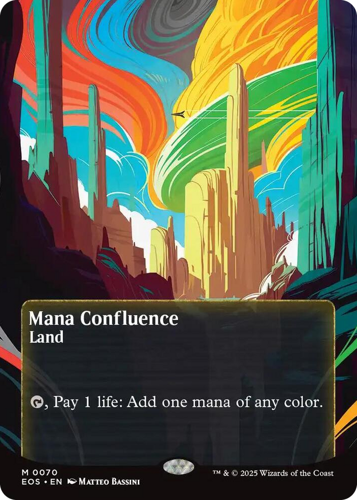 Mana Confluence (0070) (Borderless) #70 M - Edge of Eternities: Stellar Sights Pokemon card