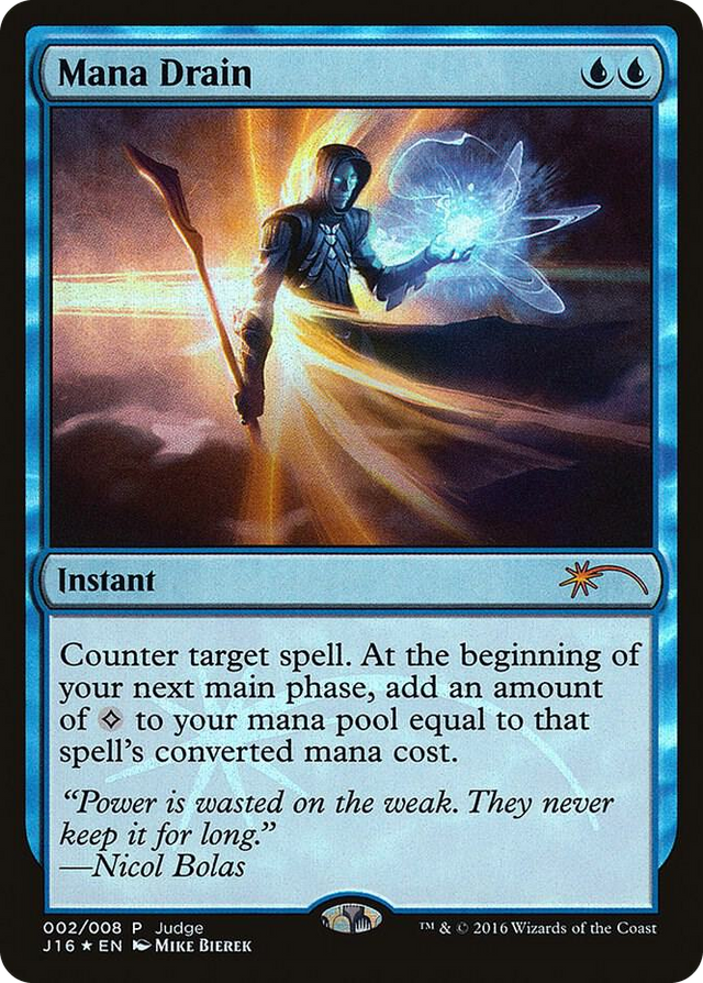 0002 Mana Drain P Judge Promos