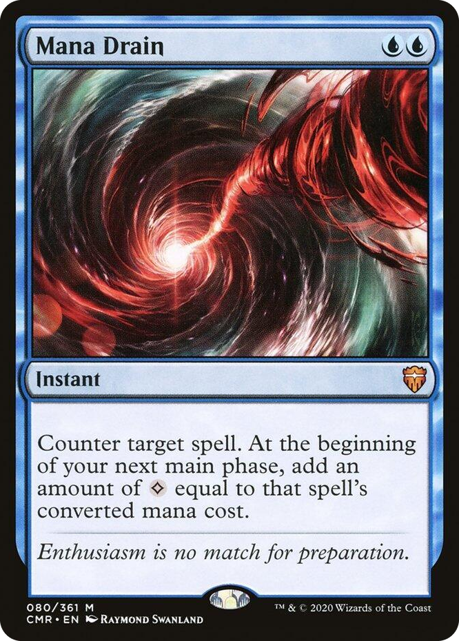 Mana Drain #80 M - Commander Legends Pokemon card