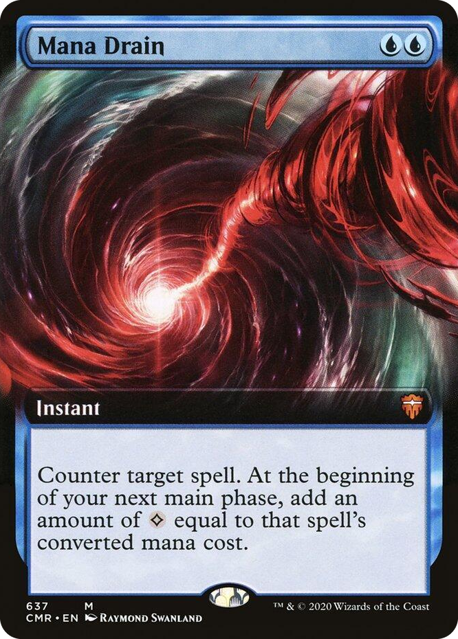 0637 Mana Drain (Extended Art) M Commander Legends