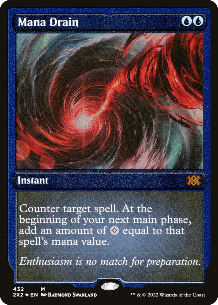 0432 Mana Drain (Foil Etched) M Double Masters 2022