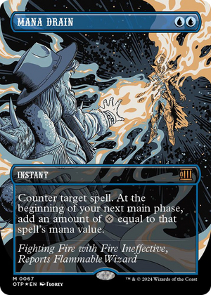 0067 Mana Drain (Textured Foil) M Outlaws of Thunder Junction: Breaking News