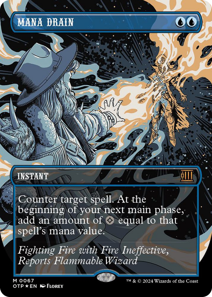 0067 Mana Drain (Textured Foil) M Outlaws of Thunder Junction: Breaking News