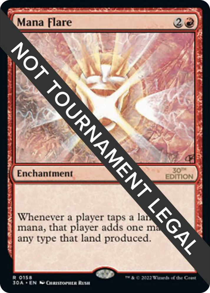 0158 Mana Flare R 30th Anniversary Edition