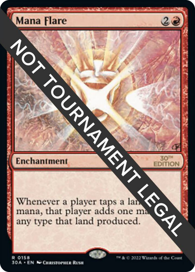 0158 Mana Flare R 30th Anniversary Edition