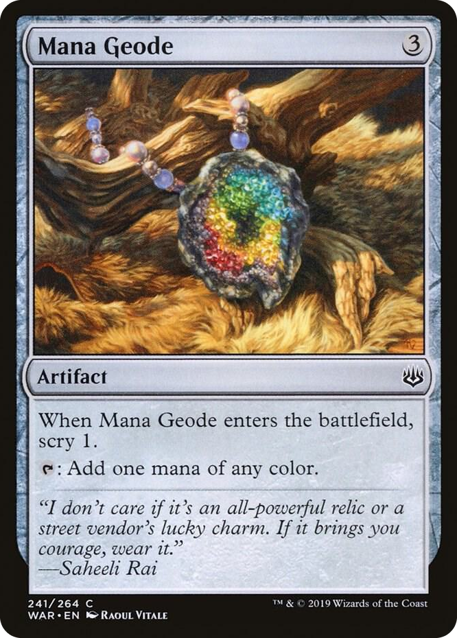 0241 Mana Geode C War of the Spark