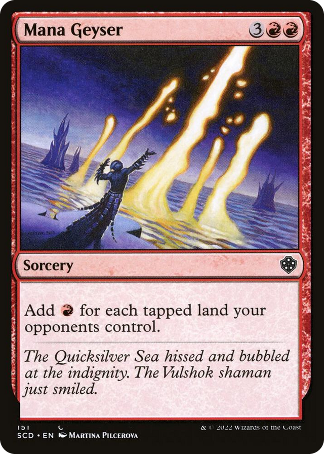 0151 Mana Geyser C Starter Commander Decks