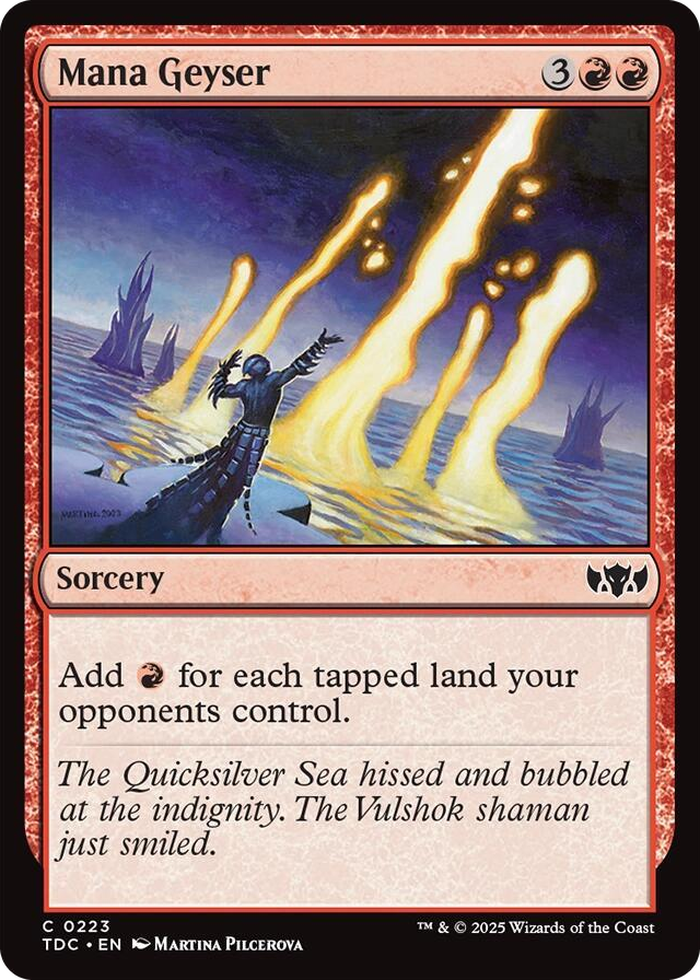 0223 Mana Geyser C Commander: Tarkir: Dragonstorm