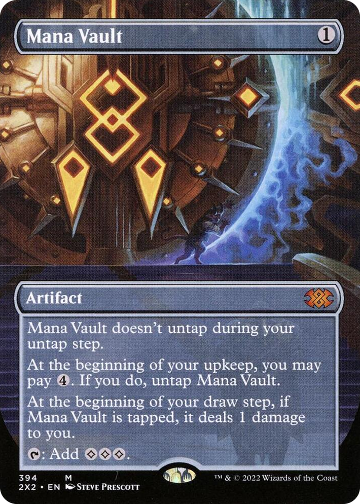 0394 Mana Vault (Borderless) M Double Masters 2022