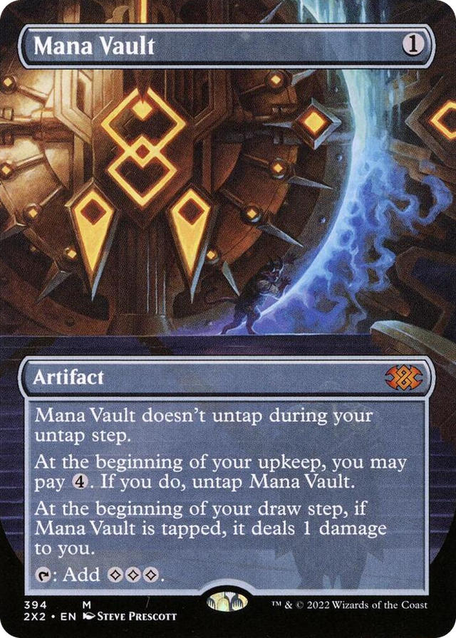 0394 Mana Vault (Borderless) M Double Masters 2022