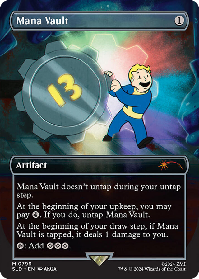 0796 Mana Vault (Rainbow Foil) M Secret Lair Drop Series