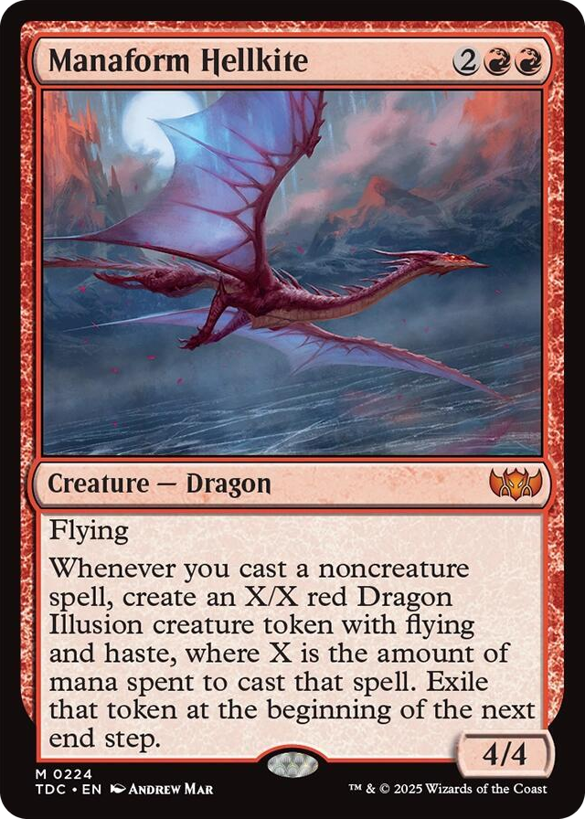 0224 Manaform Hellkite M Commander: Tarkir: Dragonstorm