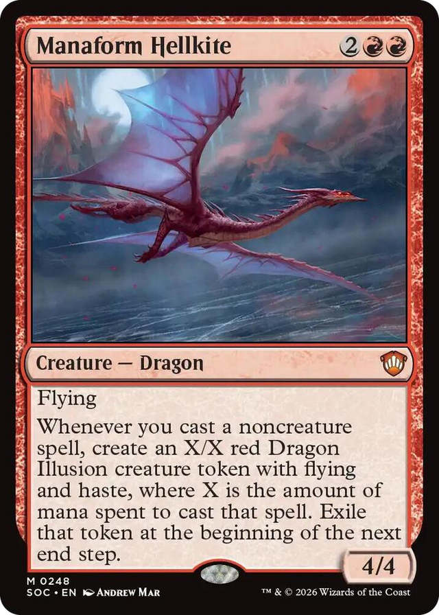 0248 Manaform Hellkite M Commander: Secrets of Strixhaven