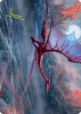 0046 Manaform Hellkite Art Card (Gold-Stamped Signature) S Art Series: Innistrad: Crimson Vow