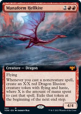 0380 Manaform Hellkite (Extended Art) M Innistrad: Crimson Vow