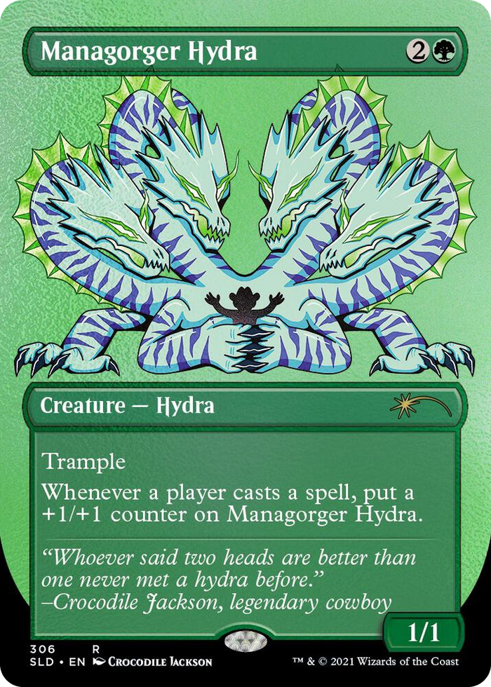 Managorger Hydra (Foil Etched) #306 R - Secret Lair Drop Series Pokemon card
