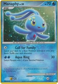0004 Manaphy Common DP Trainer Kit: Manaphy & Lucario