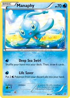 0056 Manaphy - 56/160 (Battle Arena Deck Exclusive) Rare Deck Exclusives
