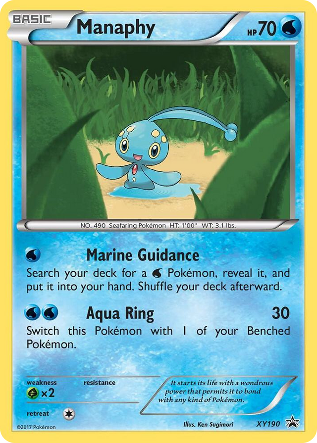 XY190 Manaphy - XY190 Promo XY Promos