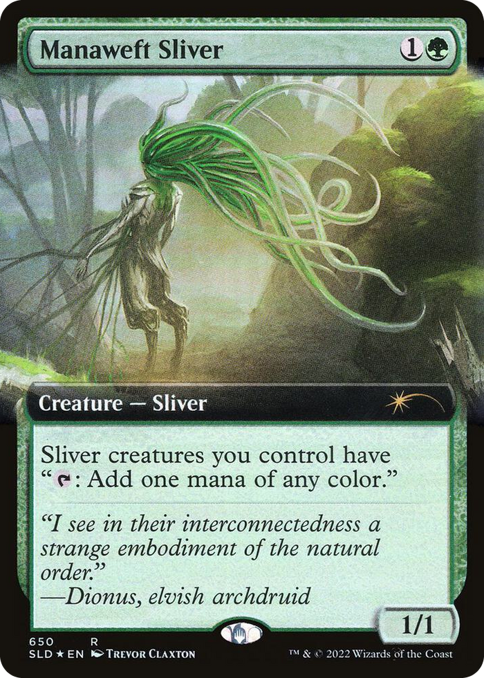 Manaweft Sliver (Extended Art) #650 R - Secret Lair Drop Series Pokemon card
