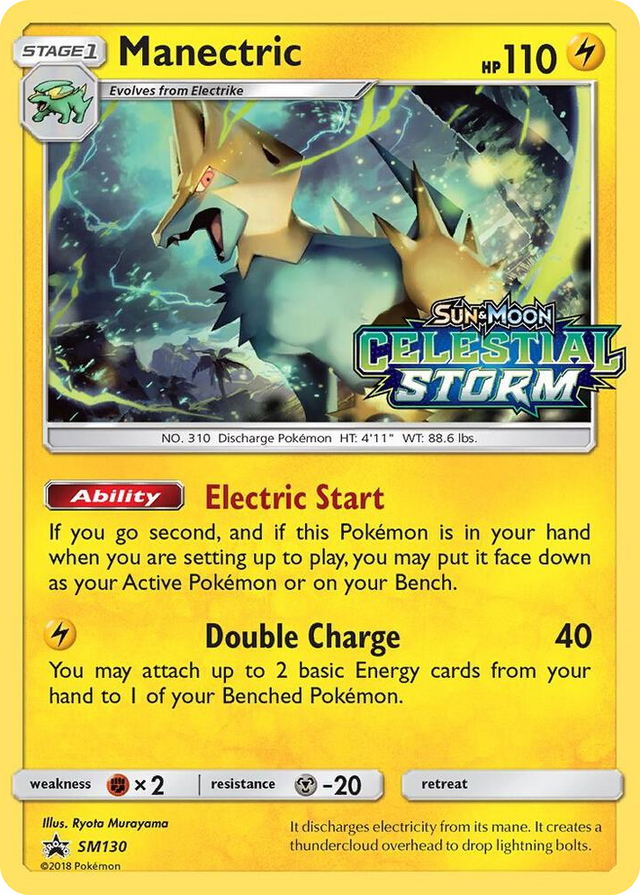 SM130 Manectric - SM130 (Prerelease) Promo SM Promos