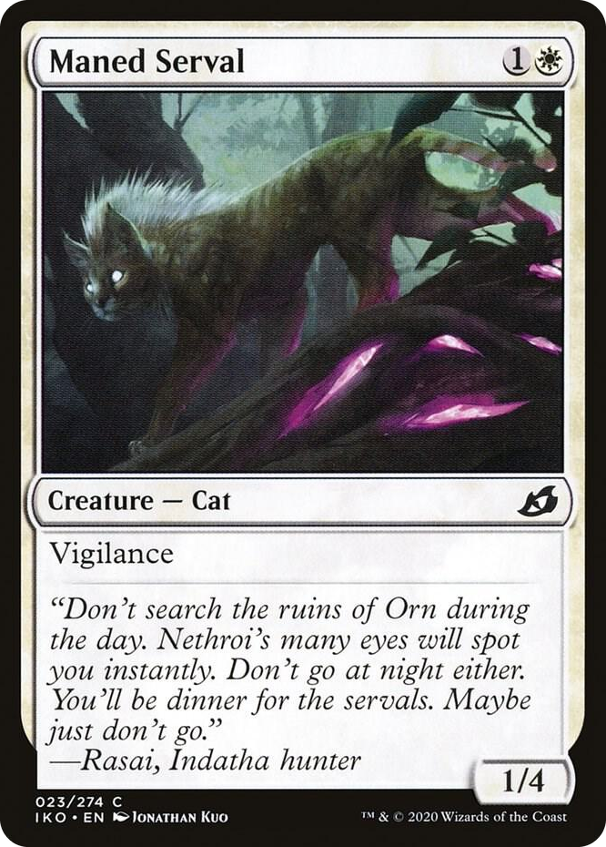 0023 Maned Serval C Lair of Behemoths