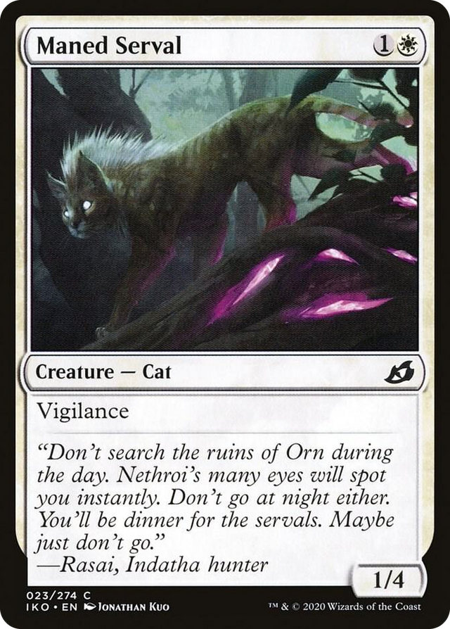 0023 Maned Serval C Lair of Behemoths