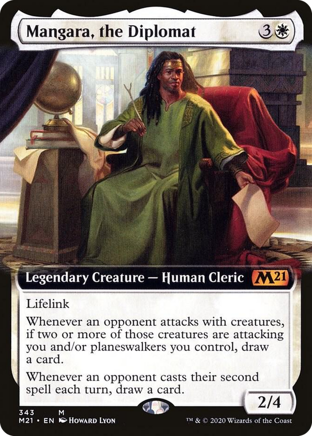 0343 Mangara, the Diplomat (Extended Art) M Core Set 2021
