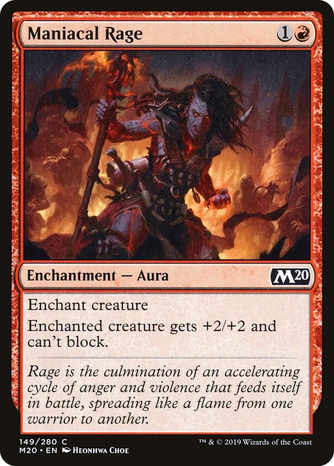 0149 Maniacal Rage C Core Set 2020